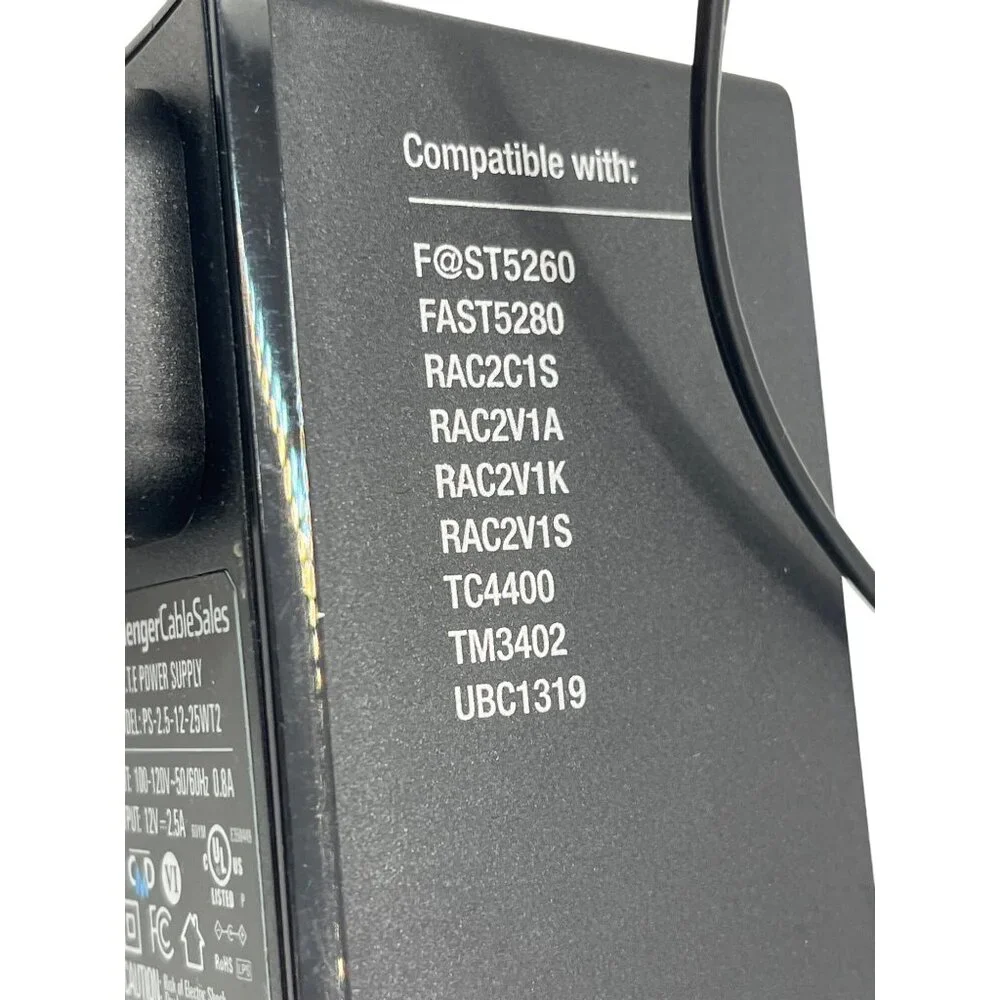 ChallengerCableSales AC/DC Adapter Power Supply 12V 2.5A Compatible 4o